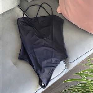 Wilfred/Aritzia Square Neck Bodysuit (Size M)